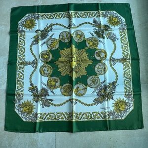 Vintage 1990’s Bianchini Ferier 100 %Silk Square Scarf